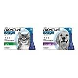 FRONTLINE Spot On Flea & Tick Treatment for Cats - 6 Pipettes & Spot On Flea & Tick Treatment for Large Dogs (20-40 kg) - 3 Pipettes