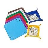Felt Folding Button Style Puzzle Sorting Trays for Puzzles Up to 1000 Pieces, Portable Gifts for Adults Puzzlers,8 Trays