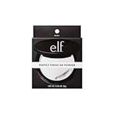 e.l.f. Perfect Finish HD Powder, Blurs Fine Lines & Imperfections, All Day Wear, Perfect for On The Go, 0.28 Oz