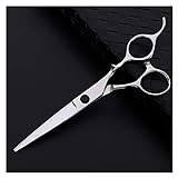 6.0 Inch High Knotted Professional Flat Scissors,Dental Scissors,Bangs Scissors Hair Cutting Scissors(Size:Flat Shears) ()