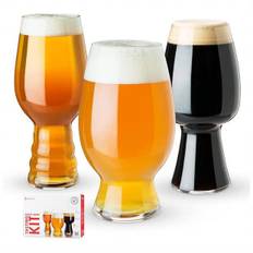 Spiegelau Crystal Craft Beer Glass Set With Custom Designs For Tasting, Set Of 3 - white (43.0 H x 21.5 W cm)