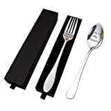 beyondy i forking love you fork in gift box, engraved fork - best funny gift for loved one, carving fork (fork and spoon)