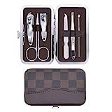 ONE BEST DEAL Nail Care Kit | Manicure & Pedicure Sets with Travel Case | Stainless Steel Nail Cutter Set Perfect for Men and Women | Cuticle Gift Set Tool (6 Pcs Nail Set)