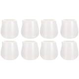 YARNOW 8pcs Mini Ceramic Cream Jugs Small Coffee Milk Creamer Pitchers White Serving Pitcher Cups for Kitchen (White)