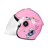 Ronyme Bike Helmet Cycling Helmet Shock Absorbing Breathable Sports Helmets for Children Helmet for Commuting Mountain Bike, Light Pink