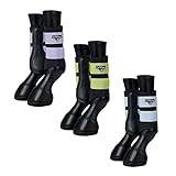 LeMieux Grafter Brushing Horse Boots - Protective Gear and Training Equipment - Equine Boots, Wraps & Accessories (Kiwi/Medium)
