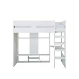 Xander High Sleeper Gaming Bed - Bed Frame Only, White