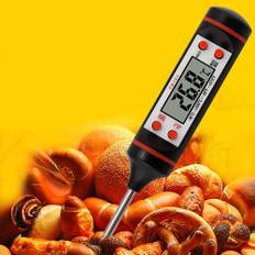 Kitchen Thermometer, Food Thermometer, Food Cooking Thermometer, Meat Thermometer, Long Probe Digital Instant Read Meat Thermometer For Grilling Bbq Kitchen Thermometer - White