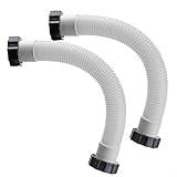 ZYNCUE Pool Sand Filter Pump Hose 1/2pcs Swimming Pool Replacement Hose Pool Hose Pipe Accessory for Intex Filter Pump Above Ground Pools and Filtration Systems(2PACK)