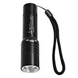 MEITOUNAO Torch Lamp Torch Waterproof LED 60 m T6 Diving Torch Glove (Back, One Size)