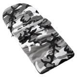 Fleece Footmuff Compatible With Mamas & Papas Skate - Grey Camouflage