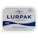 Lurpak Slightly Salted Spreadable Blend of Butter and Rapeseed Oil 1kg x 8
