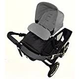 Footmuff/Cosy Toes Compatible with Nuna Ivvi Pushchair Dolphin Grey