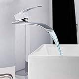 Kitchen Tap Faucets Basin Faucet Deck Mount Waterfall Mixer Tap Electric Sink Bathroom Basin Mixer Tap Faucet Waterfall Faucets