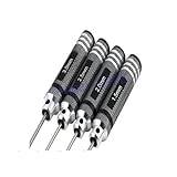 Replaceable RC Tools 4 pcs hex Screw Driver Set Titanium Plating Hardened 1.5 2.0 2.5 3.0mm Screwdriver for RC Helicopter Boat Car Toys Drone Accessories (Color : H Type)