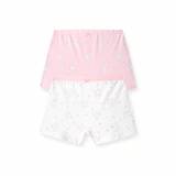 SHEIN Annil Girls Rabbit Print Boxer Shorts Pack Pink