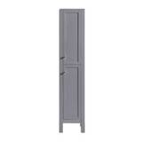 1600mm Matte Grey Furniture Tall Cabinet Storage Unit