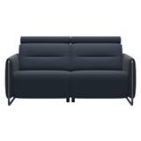 Stressless Emily 2 Seater Sofa With Steel Arm - Batick Leather