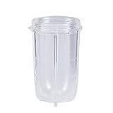 Haofy Plastic Tall or Short Transparent Cup Mug Blender Juicer Replacement Parts Accessories Tall and Short Cup Replacement Parts for a Magic Bullet (Tall Cup)