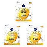 NIVEA Q10 + C Power Anti-Wrinkle + Energy Sheet Mask (1 Piece), Anti Ageing Moisturiser Mask with Vitamin C, Face Mask with Coenzyme Q10, Anti Wrinkle Cream Mask (Pack of 3)