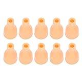 10pcs Hearing Stethoscope Tube Adapter, Portable Silicone Hearing Aid Part Accessory Replacement for Hearing Device Listening Test Stethoscope