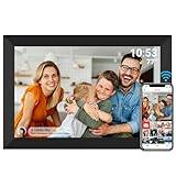 FRAMEO Digital Photo Frame, WiFi 10.1 Inch Digital Picture Frame, 1280x800 IPS LCD Touch Screen, Built in 16GB Memory Auto-Rotat, Share Moments Instantly via Frameo App from Anywhere, Black