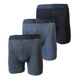 Mens Pierre Klein Band Jersey Boxer Shorts - Small