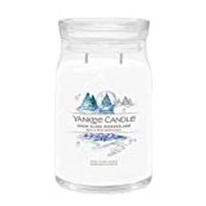 Yankee Candle Signature Scented Candle | Snow Globe Wonderland Large Jar Candle with Double Wicks | Soy Wax Blend Long Burning Candle