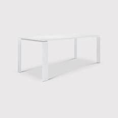 Kartell Four Outdoor Dining Table 158X79, White Metal | W158cm | Barker & Stonehouse
