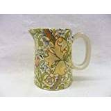 William Morris Golden Lilly Mini Cream Jug Pitcher by Heron Cross Pottery