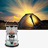 Kerosene Stove Outdoor Cooking,2600W Portable Kerosene Heater,Non-electric Outdoor Heater,Adjustable Flame,360° All-round Heating,Outdoor Camping,Ice Fishing,Hiking,330*330*460MM ( Color : Lake Blue )