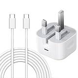 iPhone 15 Charger - Latest Version【Apple MFI Certified】40W PD USB-C Charger Plug with 1M Braided USB-C to USB-C Charging Cable, Compatible with iPhone 15/15 Pro/15 Pro Max, iPad Pro/Air/Mini and More