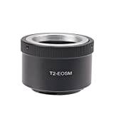 FOTGA T2-EOSM Lens Adapter Ring Compatible with T2 T Mount Lens for Canon EOS M EF-M Mount Mirrorless Camera Housing M1 M2 M3 M5 M6 M10 M50 M100 M200, M50 Mark II M6 Mark. II