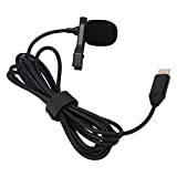 Lavalier Microphone, for DJI Action OA2 OA3 MC490 Omnidirectional Condenser Clip On Lapel Mic with Type C Interface
