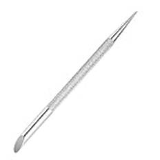 Metal Stainless Steel Cuticle Pusher Manicure Cuticle Remover Professional Nail Care Tool Nail Art Dotting Pen Cuticle Pusher Wooden Cuticle Pusher Sticks Glass Cuticle Pusher And File Kit