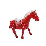 Light up Toy Musical Interactive Horse Toy Rocking Horse Musical Remote Control Horse Electric Ride on Leash Running Toy Walking Toy Musical Toy Puzzle Musical Horse Child Abs