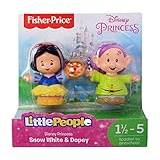 Fisher-Price Little People Disney Princess, Snow White & Dopey Figures Toy
