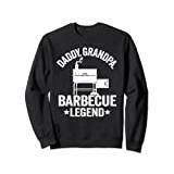 Smoke Daddy Grandpa Barbecue Legend Grillfather Smoking Meat Sweatshirt