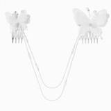 Claire's Whimsical Butterfly Connector Hair Combs (2 Pack) - Silver