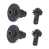 BROLEO Spur Gear Upgrade Part, RC Spur Gear Set, Practical for RC Car Upgrade (10/24T)