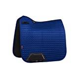 LeMieux Dressage Suede Square Saddle Pad - Saddle Pads for Horses - Equestrian Riding Equipment and Accessories (Benetton Blue - Large)
