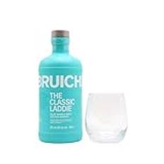 Scotch Whisky Bruichladdich - Branded Glass & The Classic Laddie - Whisky