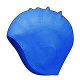 Silicone Swim Cap, Swim Cap For Long Hair, Swim Cap, Stretchable Ear Protection Swimming Cap for Kids and Adults, Waterproof Ear Protector Cap to Keep Dry Hairs, Waterproof Hat, Hair Protection