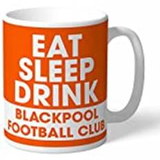 Go Find A Gift Personalised Blackpool FC Eat Sleep Drink Mug