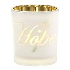 Yankee Candle Hope Votive Holder Tea Lights Decoration Burner Gift Gold Glass Shade