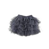 Winniefashions Factory! 2014 Black Color Cotton Tulle Skirt Baby Girl Skirts Toddler Kids Skirts 3-12years - One Size