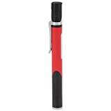 Eulbevoli LED Penlight, Pen Flashlight USB Charge High Safety Easy Operation Clip Design for Repair(Red)