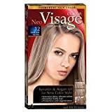 Visage Hair Fashion Permanent Hair Color 12 Dark Ash Blond Permanent hair color cream with Keratin and Argan oil