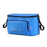 Harilla Stroller Organizer Bag Stroller Travel Bag,Protable,Universal Carrying Bag,Baby Handbag Baby Stroller Cover for Pet Stroller, Blue