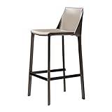 DLUHGD Bar Chair Industrial Horse Saddle Chair Bar High Stool Bar Table Chair Light Luxury Café Barstool Counter Barstool Silla de Bar (A 75CM) (A 65CM)